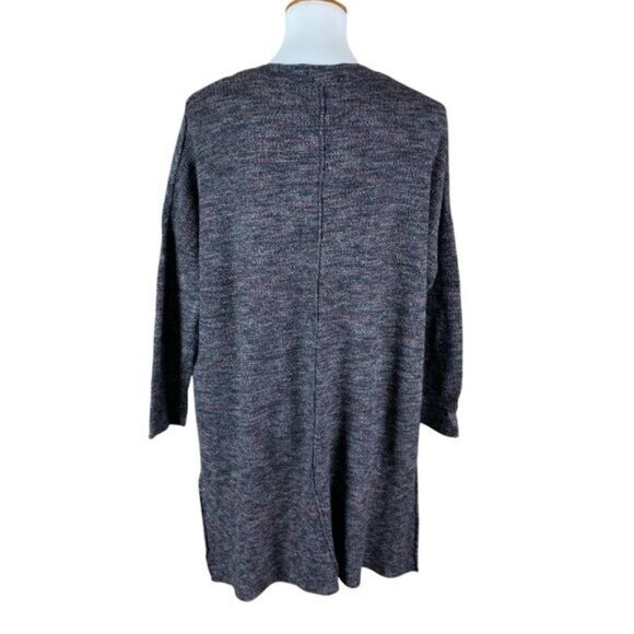 Free People Striped Knit Cardigan Sweater Oversized Slouchy Boho Cozy XS - Picture 3 of 5